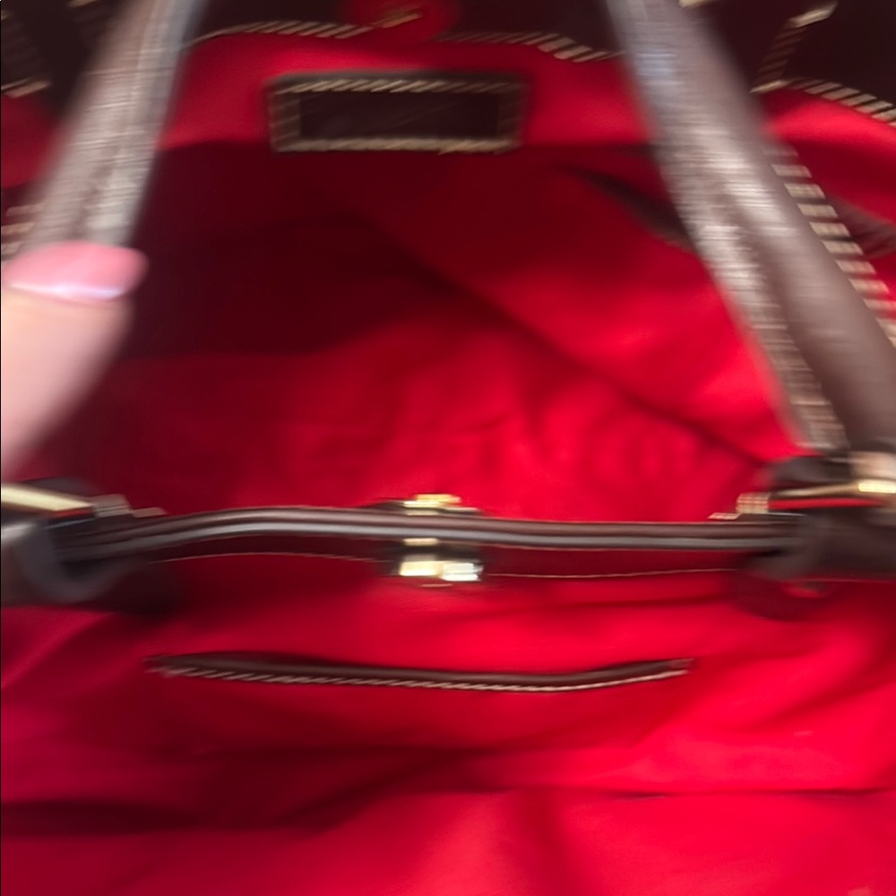 Dooney & Bourke Leather Satchel with Textured Finish - Picture 3 of 8